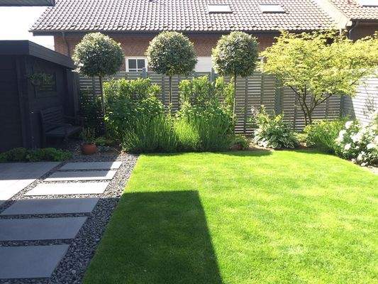 immer gibt es im Garten was anderes zu sehen ...