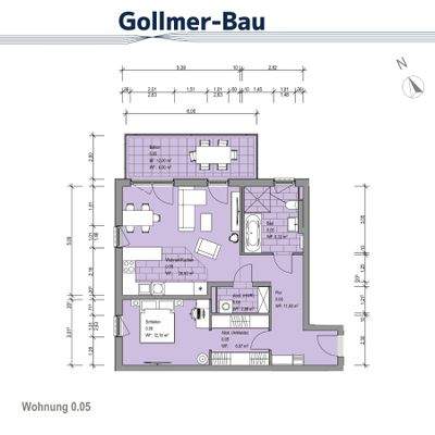 Grundriss Wohnung 0.05