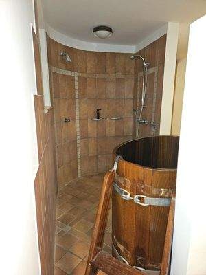 KG Dusche und Saunafaß