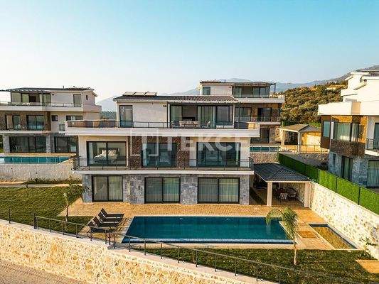 Sea-View 4-Bedroom Villas with Private Pools in Kaş Kalkan