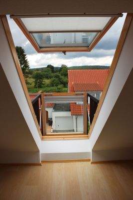 Dachflächenfenster mit Austritt