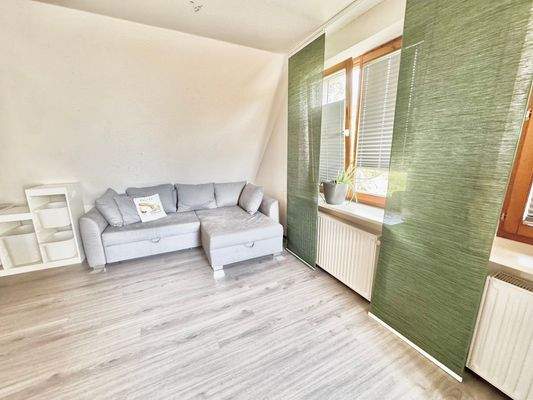 Wohn- und Schlafraum im Obergeschoss