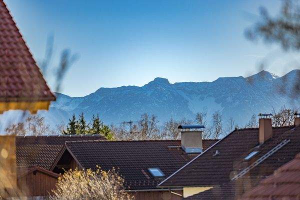 Alpenblick an klaren Tagen
