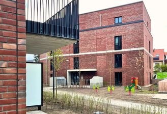 Erdgeschossansicht aus Haus 1
