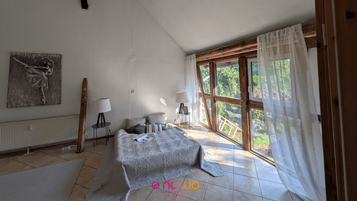 herrlicher Blick in den Garten