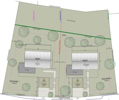 mögliche Grundstücksplanung