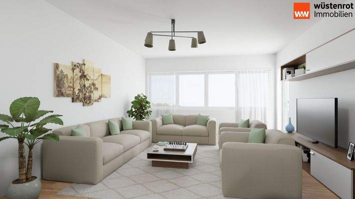 Visualisierung Wohnzimmer