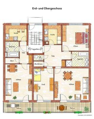 Erd-Obergeschoß