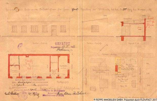 Grundriss ehemalige Pfefferküchlerei