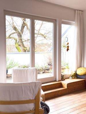 Blick auf die Terrasse