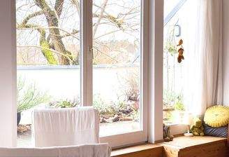 Blick auf die Terrasse