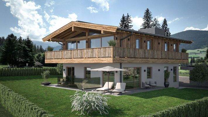 KITZIMMO-Neubauvilla mit Freizeitwohnsitz am Golfplatz - Immobilien Westendorf.