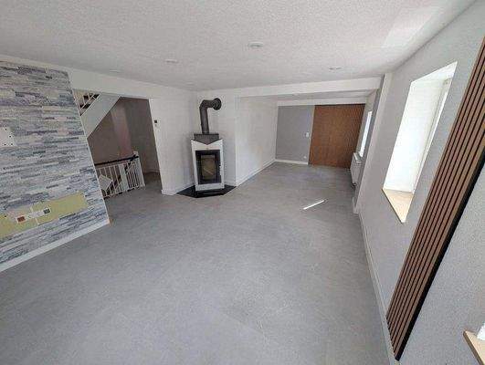 EG Wohnzimmer mit Kaminofen