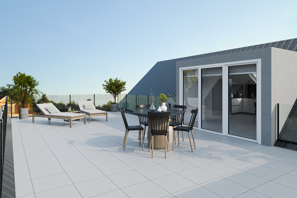 Dachterrasse visualisiert 