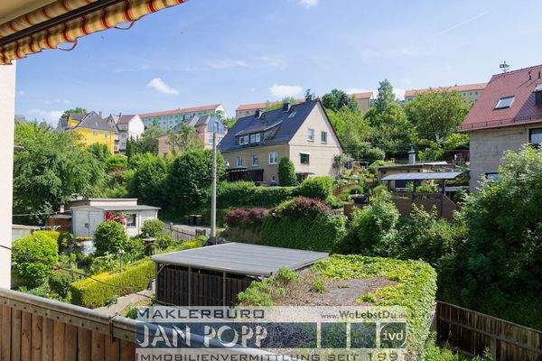 Blick vom Balkon nach Süden