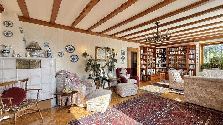 Wohnzimmer (EG) mit Seesicht