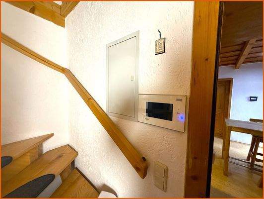 Treppenaufgang, Kamera