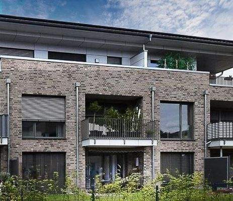 Terrasse mit kleinem Garten