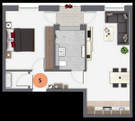 Grundriss - nicht maßstabsgerecht