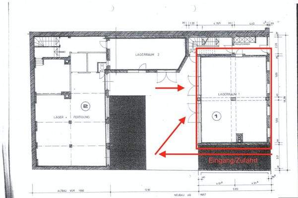 Grundriss - Aufteilungsplan 