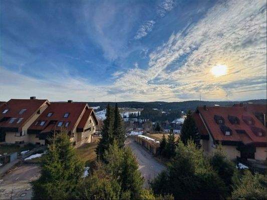 Sonnenuntergang in Schonach