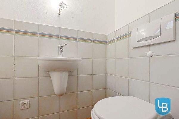 Gäste-WC mit Tageslicht