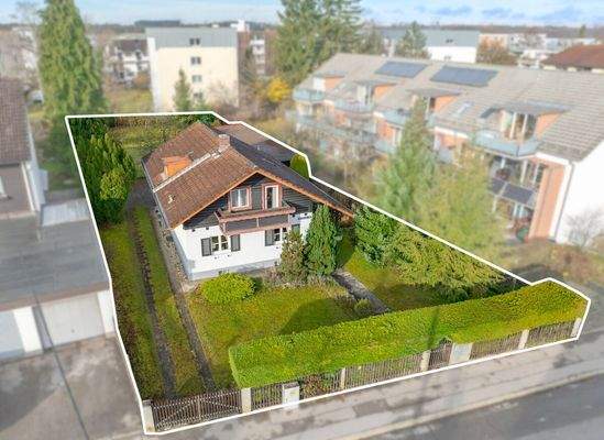 Drohnenaufnahme Grundstück