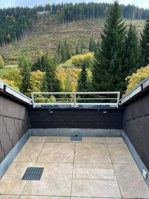 Dachterrasse mit herrlichem Fernblick