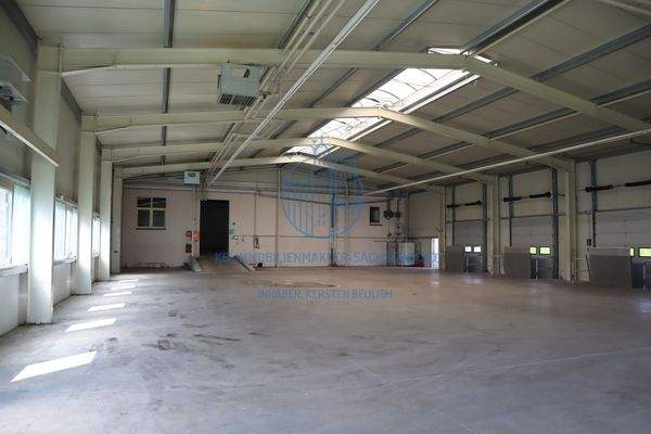 Innenausstattung der Warmhalle