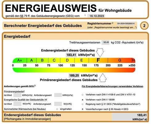 17) Energieausweis