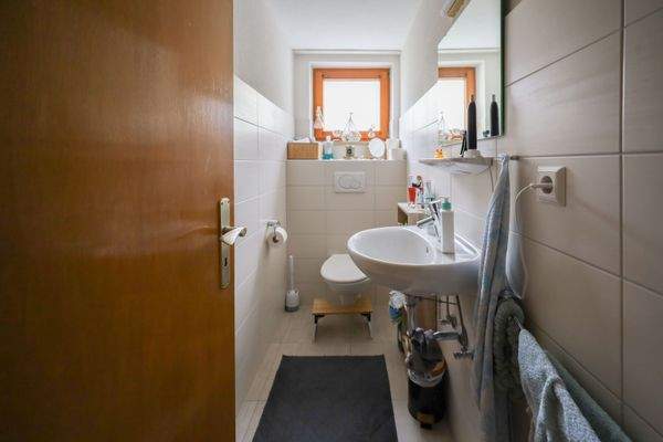 WC Wohnung im UG