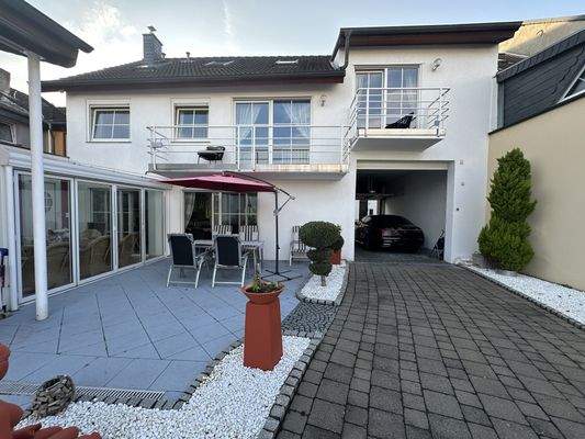 Terrasse, Wintergarten und Ausgang Wohnzimmer