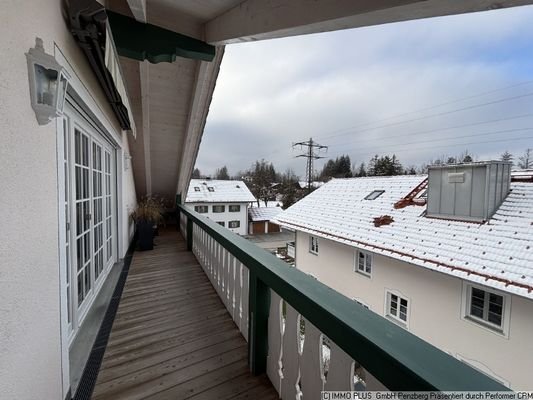 Großzügiger Balkon