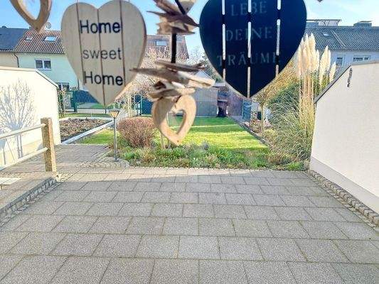 Zugang zur Sonnenterrasse.