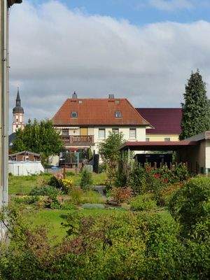 weitläufiger Blick übers Grundstück