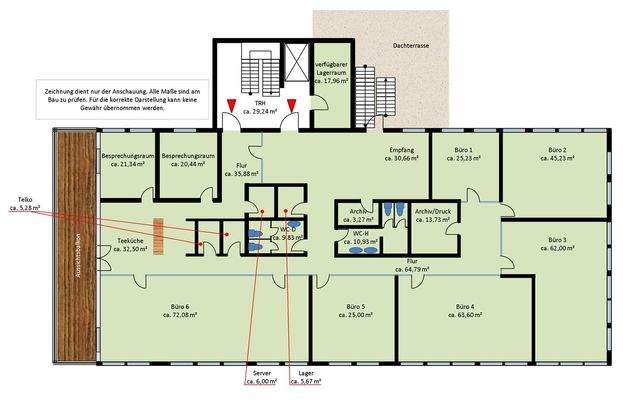 Grundriss-Gesamtfläche