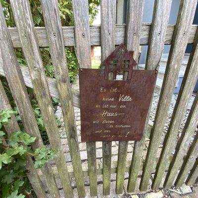 Eingang - Hausspruch