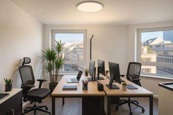 Beispiel Büro mit zwei Schreibtischen