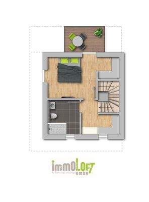 Grundriss Staffelgeschoss