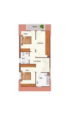 Der Grundriss Obergeschoss