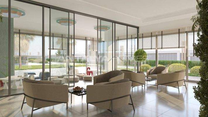 Properties in a Complex with Pool in Alanya Mahmutlar