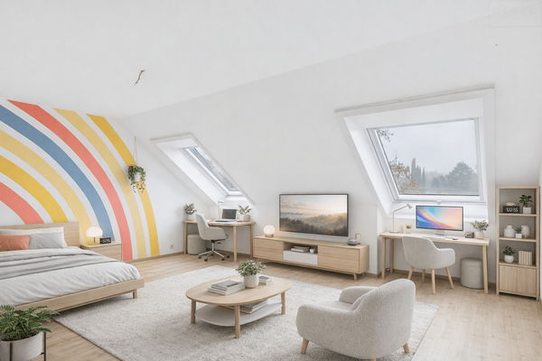 Einrichtungsbeispiel Schlafzimmer