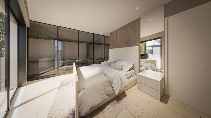 Modernes Haus mit unverbaubarem Blick zu verkaufen in Génova, Palma, Mallorca