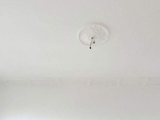 Stuckdecke im Schlafzimmer