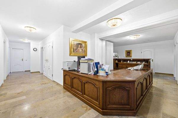 Empfangsbereich Praxis