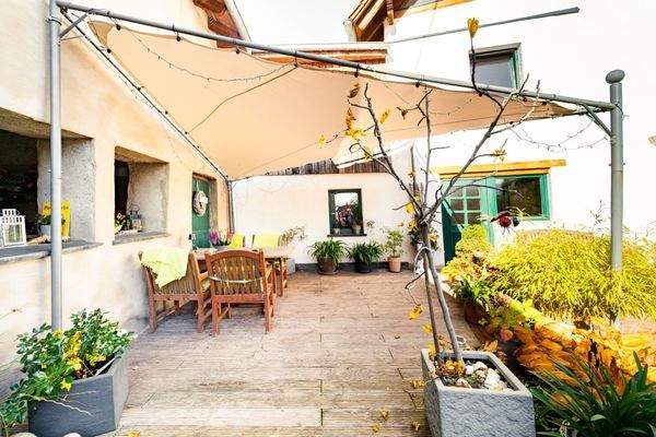 Sonnenecke direkt vor der Tür