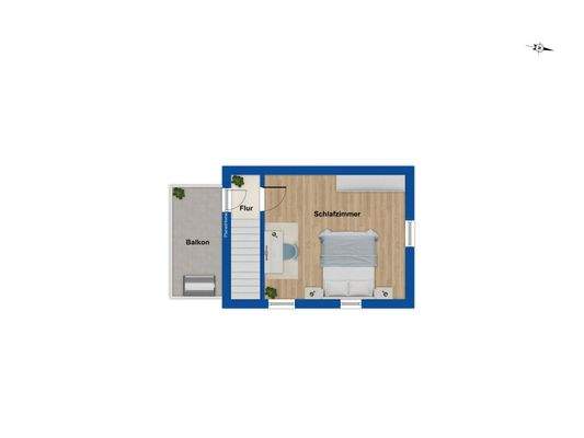 Grundriss Nebengelass OG