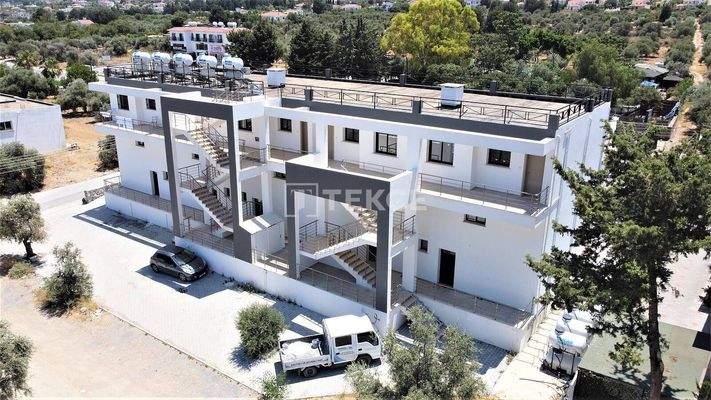 Apartment in Girne Lapta for Sale in a Compound with Swimming Pool