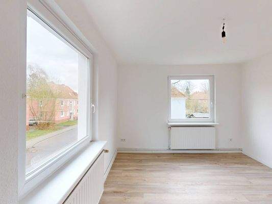 Ansicht II: Wohn- und Esszimmer