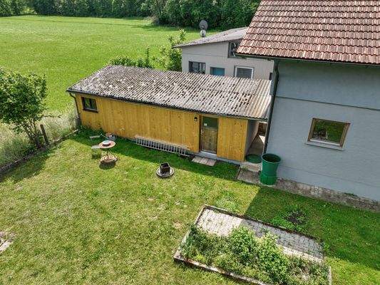 Luftaufnahme Gartenanteil